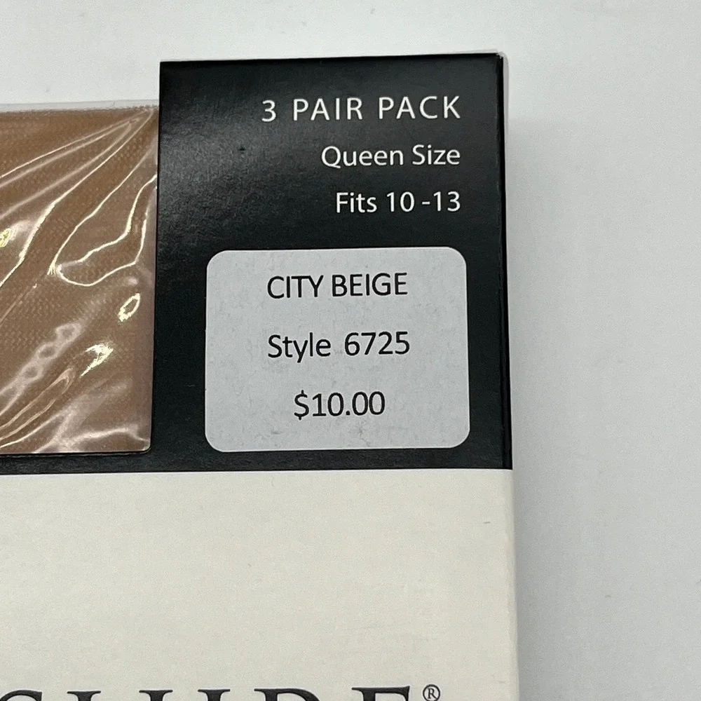 Berkshire Knee High Women Queen City Beige Ultra Sheer 3 Pair Pack
